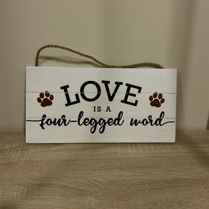 Dog Lover Hanging Sign